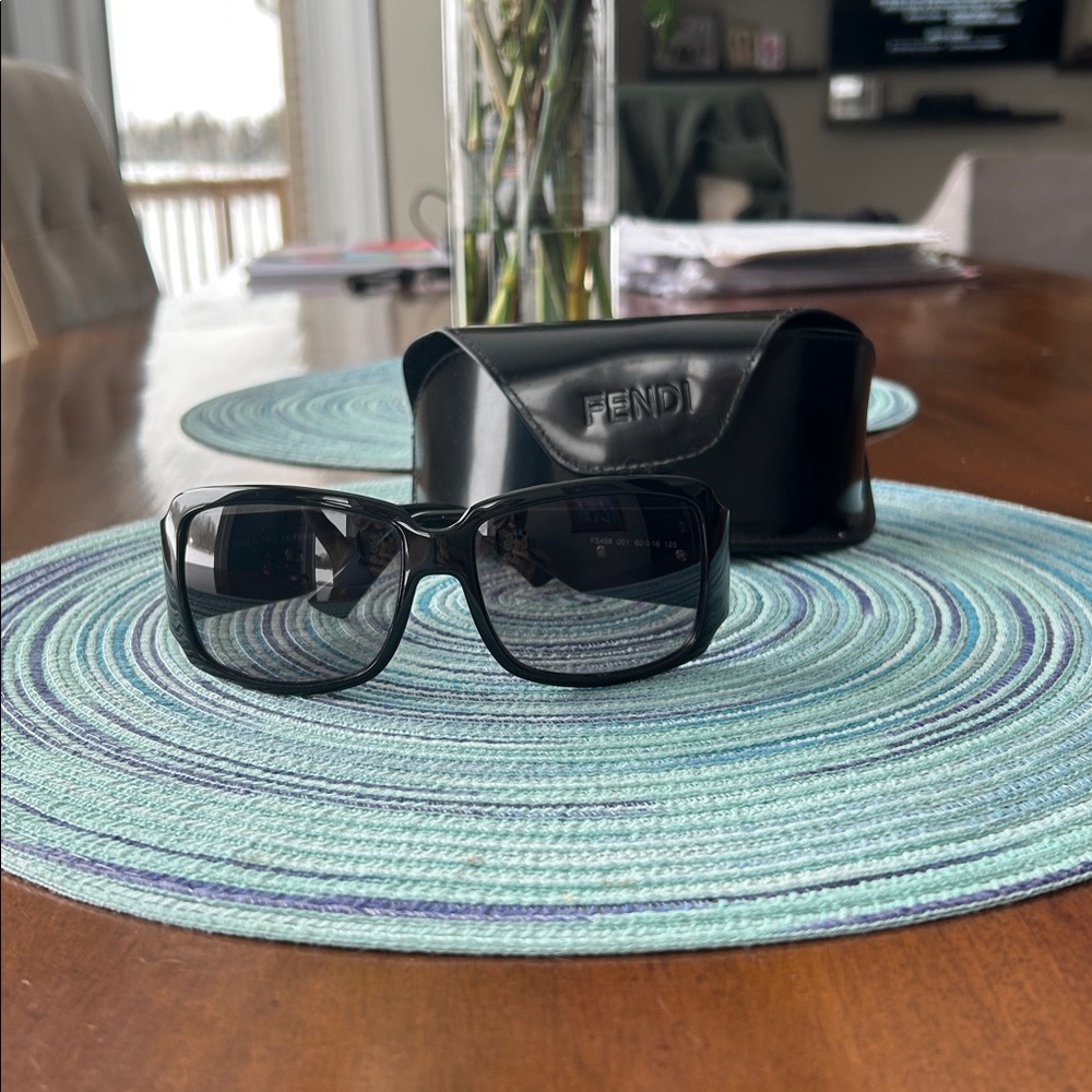 Fendi Glossy Black Sunglasses